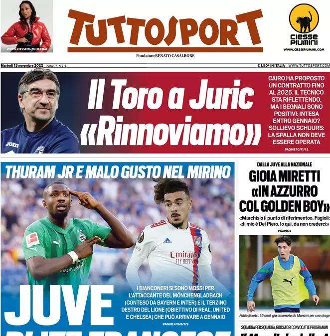 Tuttosport - Juve, blitz francese