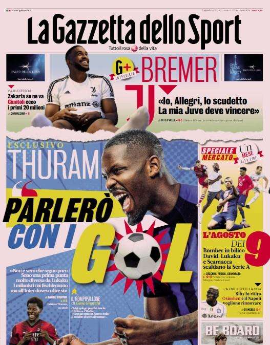 Gazzetta - Zakaria se ne va