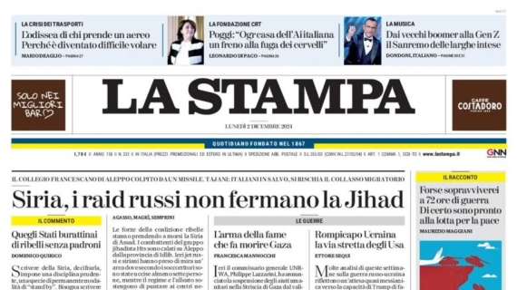 La Stampa - Beffa Juve, raggiunta a Lecce 