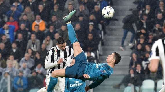 La rovesciata di Ronaldo alla Juve in lizza per il premio Puskas 2018