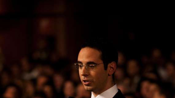 Michele Criscitiello durante l'Oscar del calcio dello scorso anno