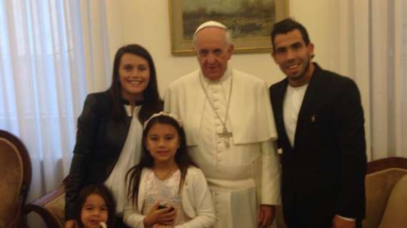 TEVEZ: "Grazie Santo Padre"