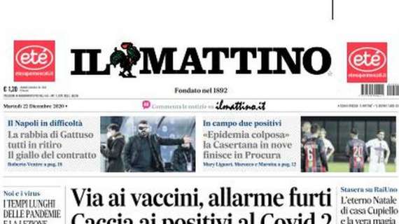 Il Mattino - Juve-Napoli, gli avvocati contro una 'condanna illogica': oggi il verdetto