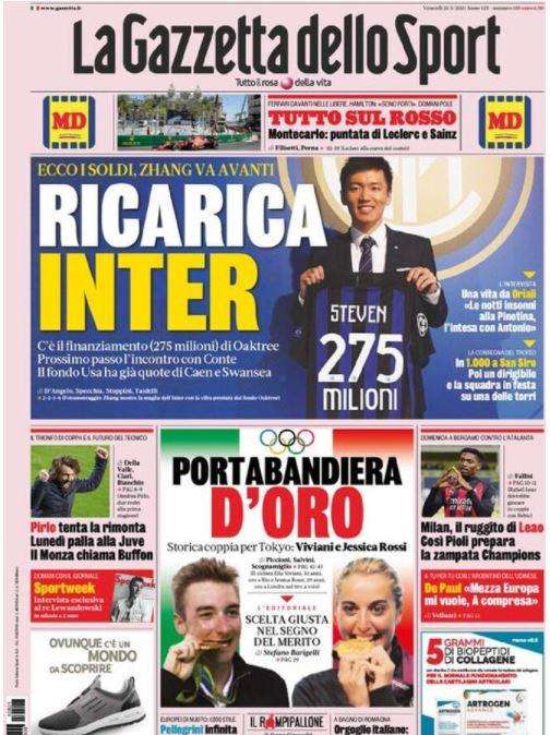 Gazzetta - Ricarica Inter 