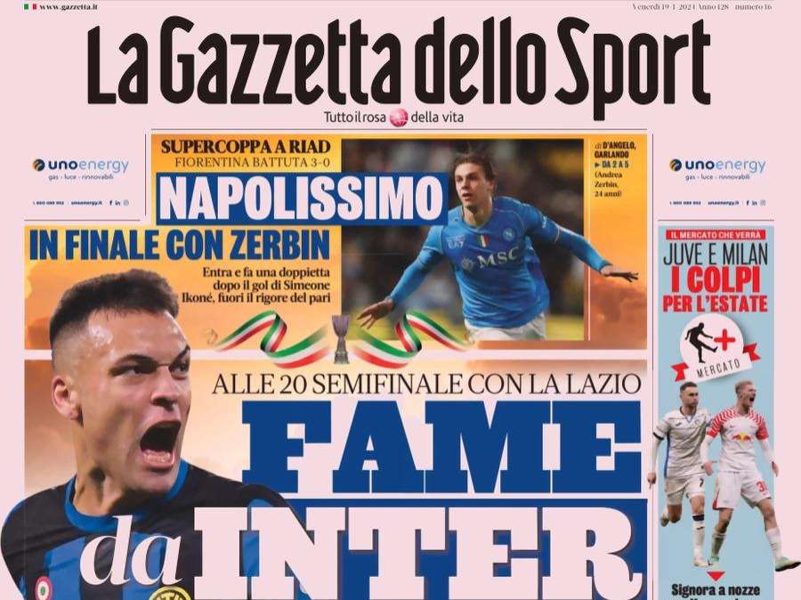 Gazzetta - Juve e Milan, i colpi dell’estate
