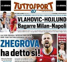 Tuttosport - Zhegrova ha detto si 