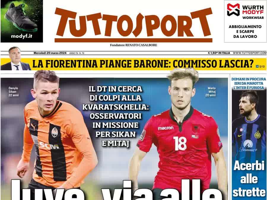 Tuttosport - Juve, via alle Giuntolate