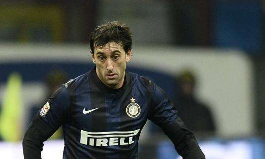 Diego Milito: "Se l'Inter compra se la può giocare per lo Scudetto"