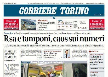 Corriere di Torino - Juve e Toro, derby della continuità