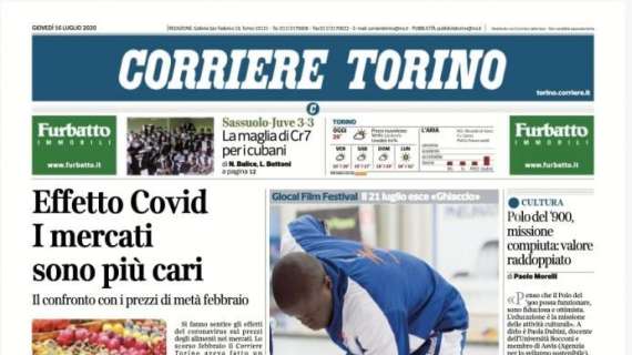 Corriere di Torino - La Juve frena, Chiello trema 
