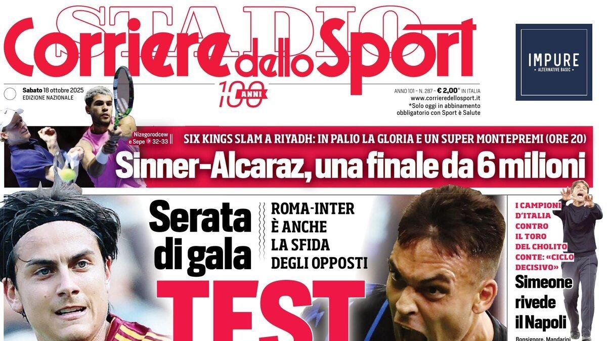 Sabato di grandi sfide e di gala, test a test