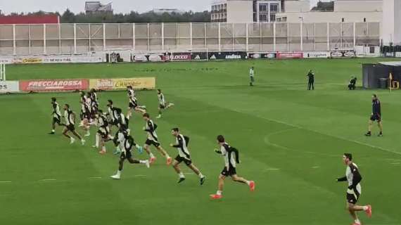 VIDEO - Allenamento intenso per i bianconeri in vista del match contro la Lazio 