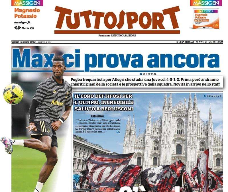 Tuttosport - Max ci prova ancora 