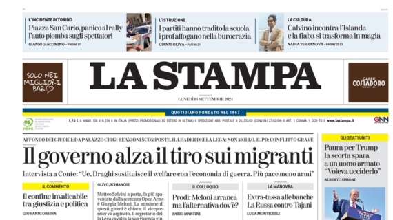 La Stampa - Chiellini, il ritorno 