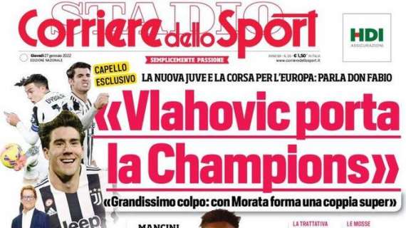 Capello su Corsport: “Vlahovic porta la Champions”