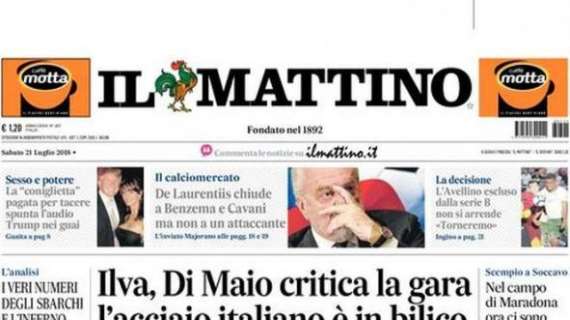 Il Mattino - De Laurentiis non vuole vecchi 