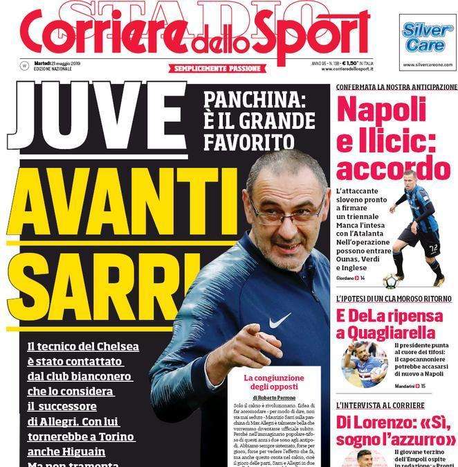 Corsport - Juve, avanti Sarri