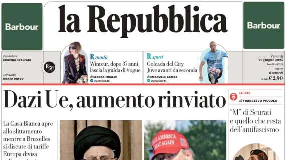 Repubblica - Fa male la manita