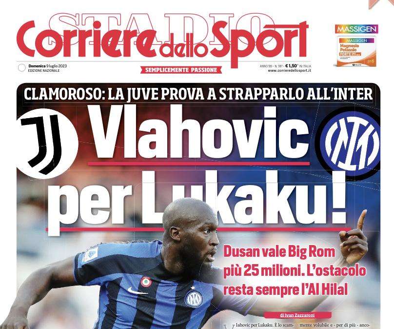 Corsport - Vlahovic per Lukaku 