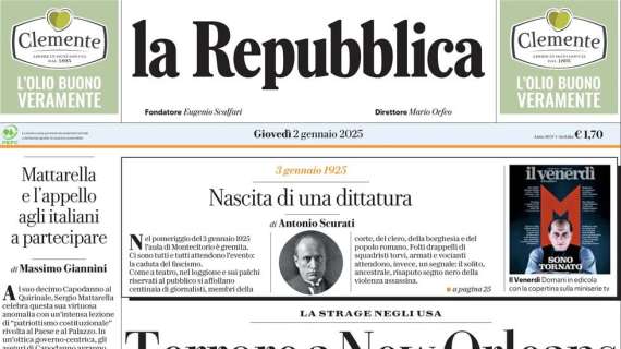 Repubblica - Juve e Milan, in ballo Tomori e non solo…