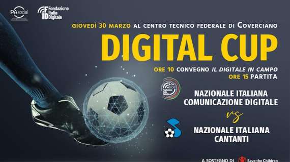 Digital Cup 2023, giovedì Nazionale Cantanti contro Nazionale Italiana Comunicazione Digitale: in campo anche Pepe e Iuliano