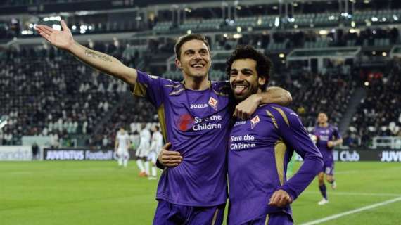La Juve compromette l'accesso alla finale di Coppa Italia: Fiorentina "corsara" a Torino, bene Caceres, i centrocampisti sbagliano molto 
