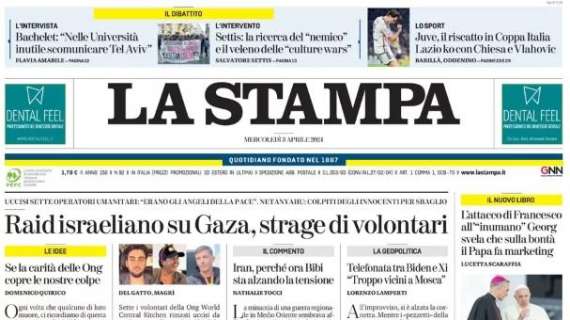 La Stampa - Juve, il riscatto in Coppa