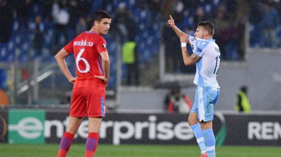 Europa League - La Lazio ribalta la Steaua e vola agli ottavi