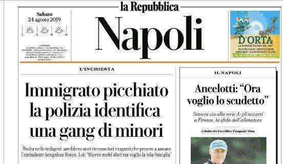 La Repubblica Napoli - Ancelotti vuole lo scudetto  
