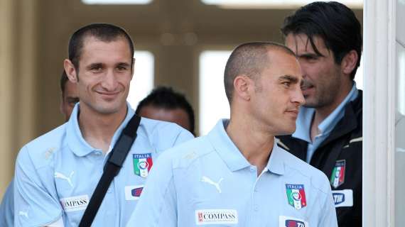 Nazionale, Chiellini salta il primo allenamento per una lieve contrattura
