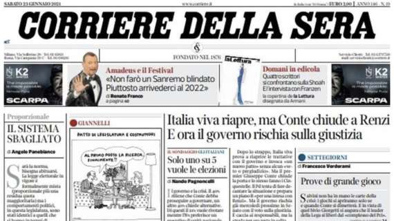 Corsera - Milan, basta un pari per il titolo d’inverno 