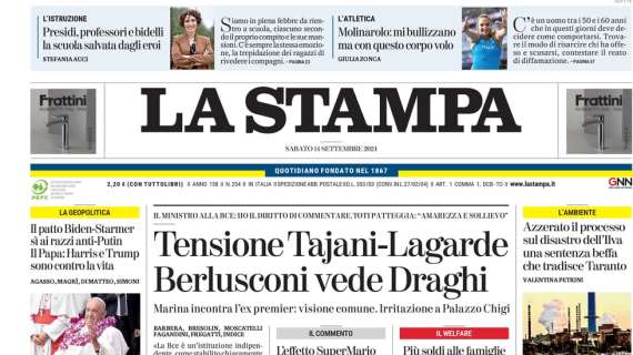 La Stampa - Empoli vale un esame. I colpi dell'estate pronti ad accendersi