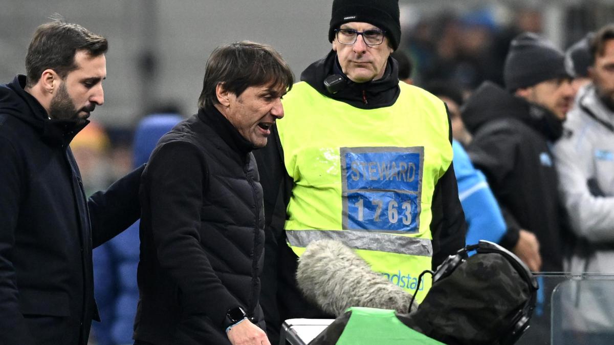 Giudice Sportivo, stangata per Conte: due turni di stop e 15mila euro di multa