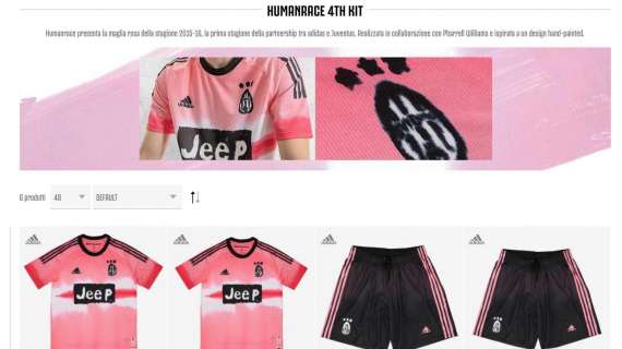 Comunicato Juventus: ecco la quarta maglia disegnata da Pharrell Williams