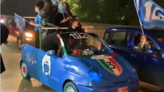 Napoli, ragazza investita durante la festa scudetto: è in pericolo di vita