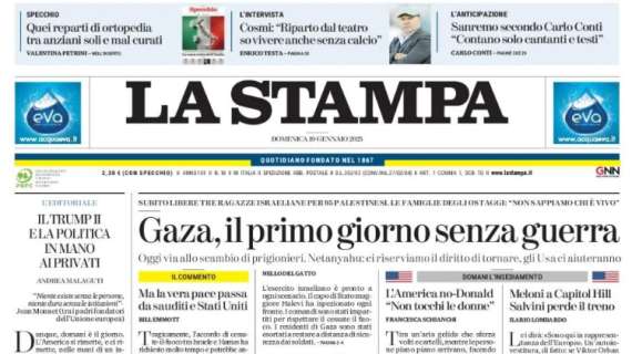 La Stampa - Finalmente la Juve 