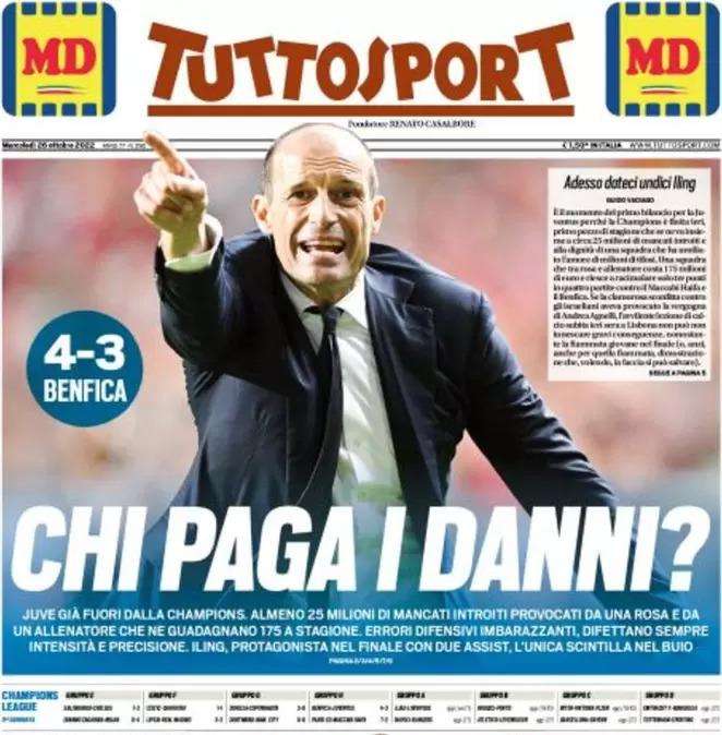 Tuttosport - Chi paga i danni?
