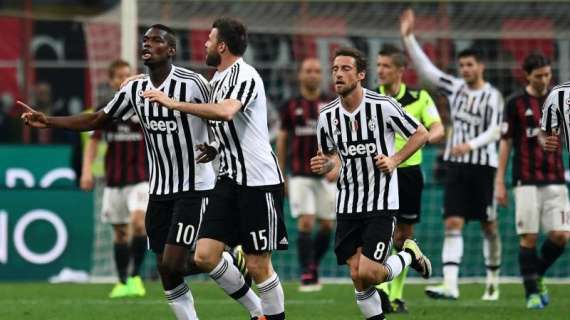 La Juve espugna San Siro e si avvicina allo scudetto: Pogba match winner, buona la "regia" di Marchisio