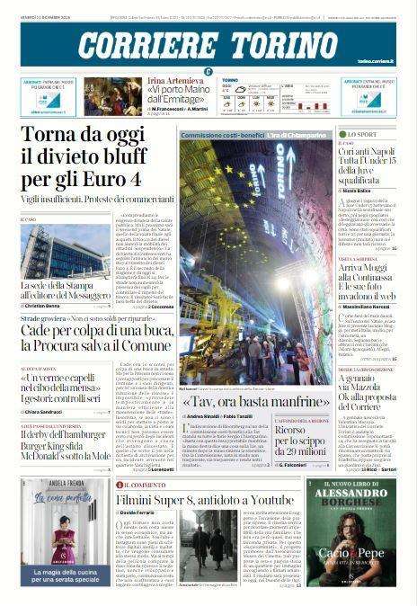 Corriere di Torino - Moggi alla Continassa, le foto invadono il web