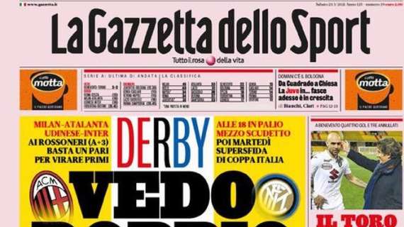 Gazzetta - Derby, Vedo doppio