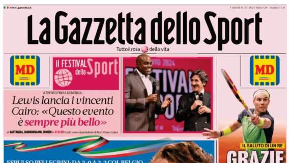 Gazzetta - Il rosso frena l’Italia