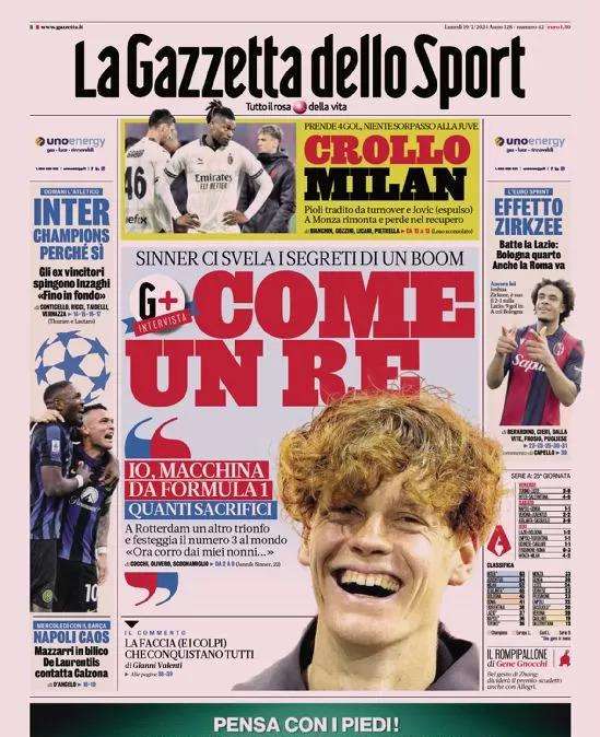 Gazzetta - Crollo Milan