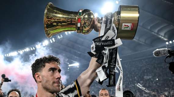 La Juventus ricorda il gol di Vlahovic nella finale di Coppa Italia 