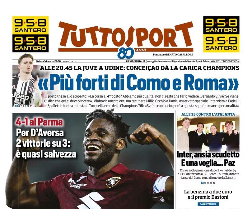 Più forti di Como e Roma