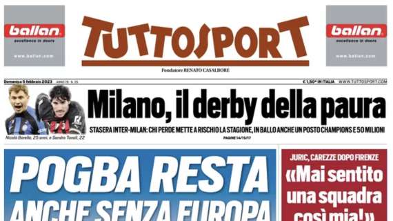 Tuttosport - Pogba resta anche senza Europa. 