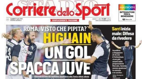 Corsport - Higuain un gol spacca Juve. Napoli e Icardi, contatto