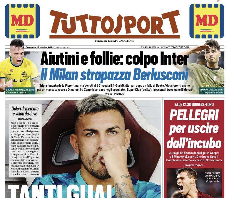 Tuttosport - Tanti guai, niente paura 