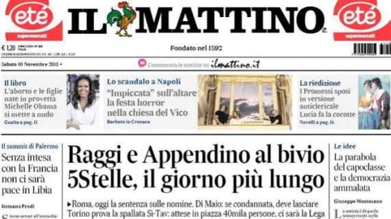 Il Mattino - Ancelotti e Mourinho contro gli hater