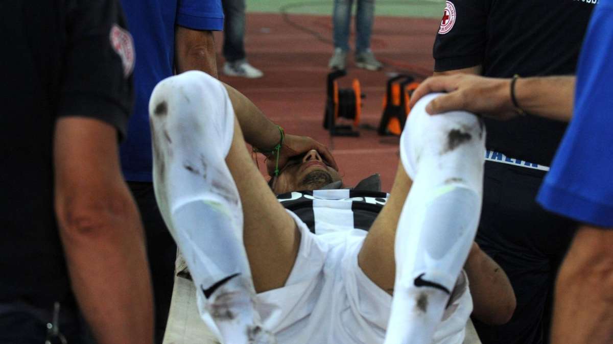 Brutto infortunio per Caceres