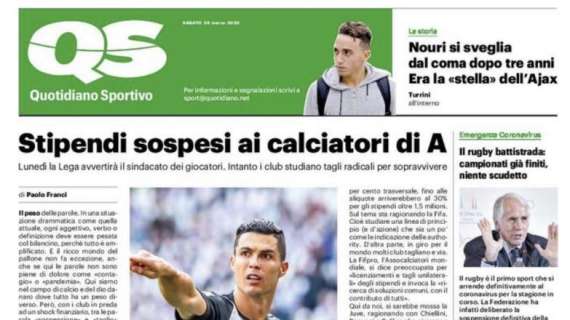 QS - Serie A, stipendi sospesi